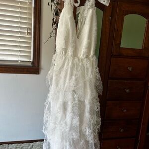 XS White Tulle Dress